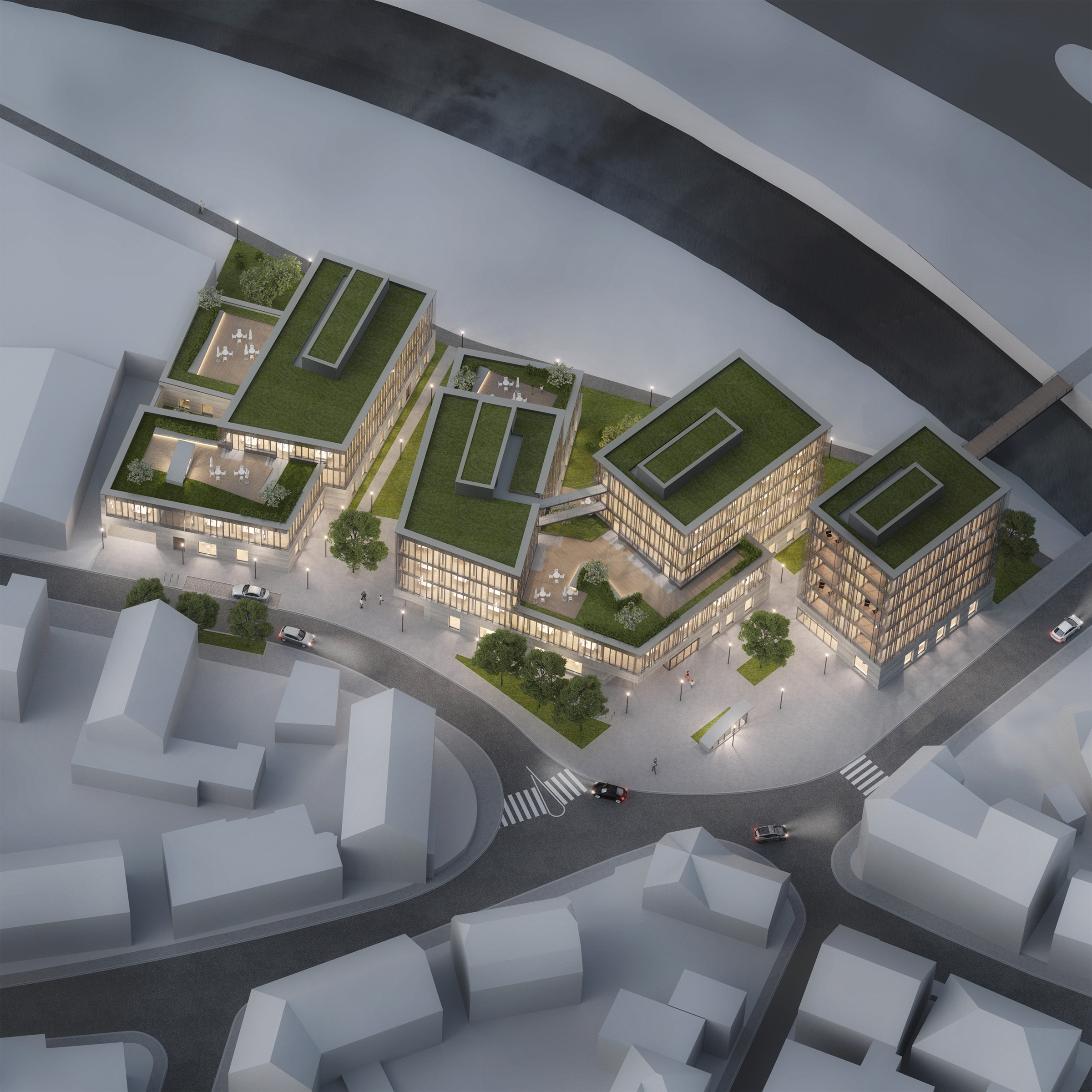 Bebauung Aumattstraße Baden-Baden