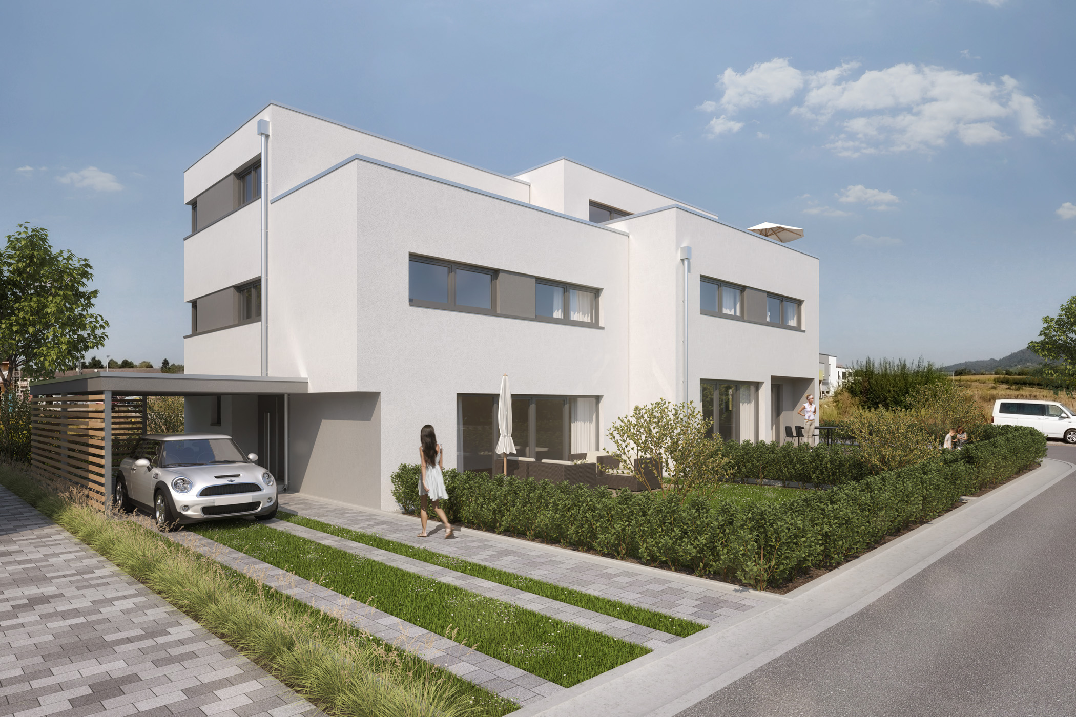 Doppelhaus in Offenburg 'Seidenpfaden'